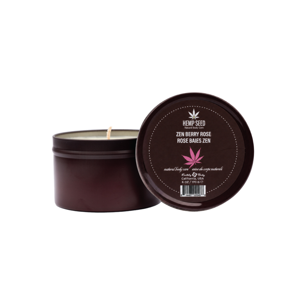 Hemp Seed Massage Candle
